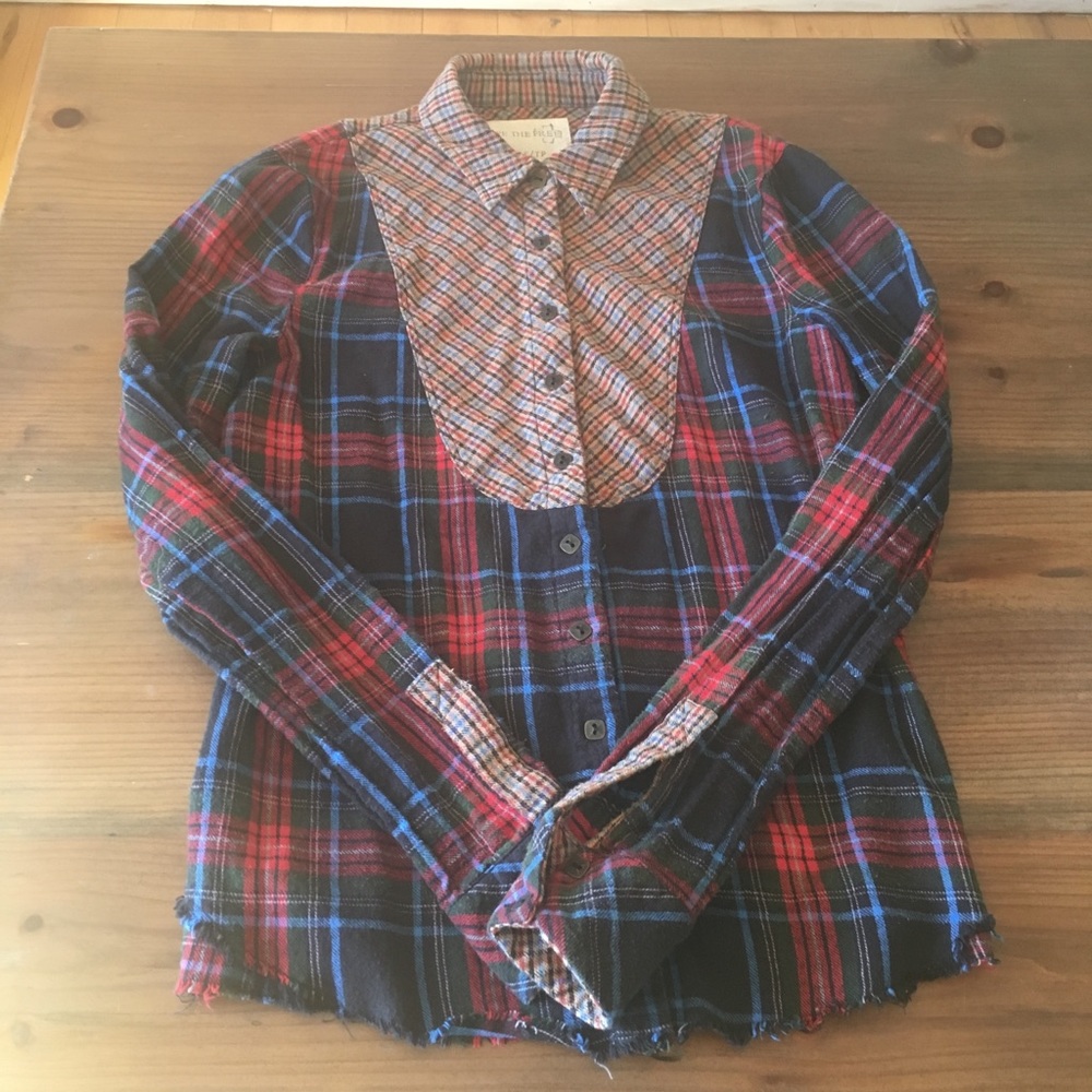 Free People- We The Free fitted flannel